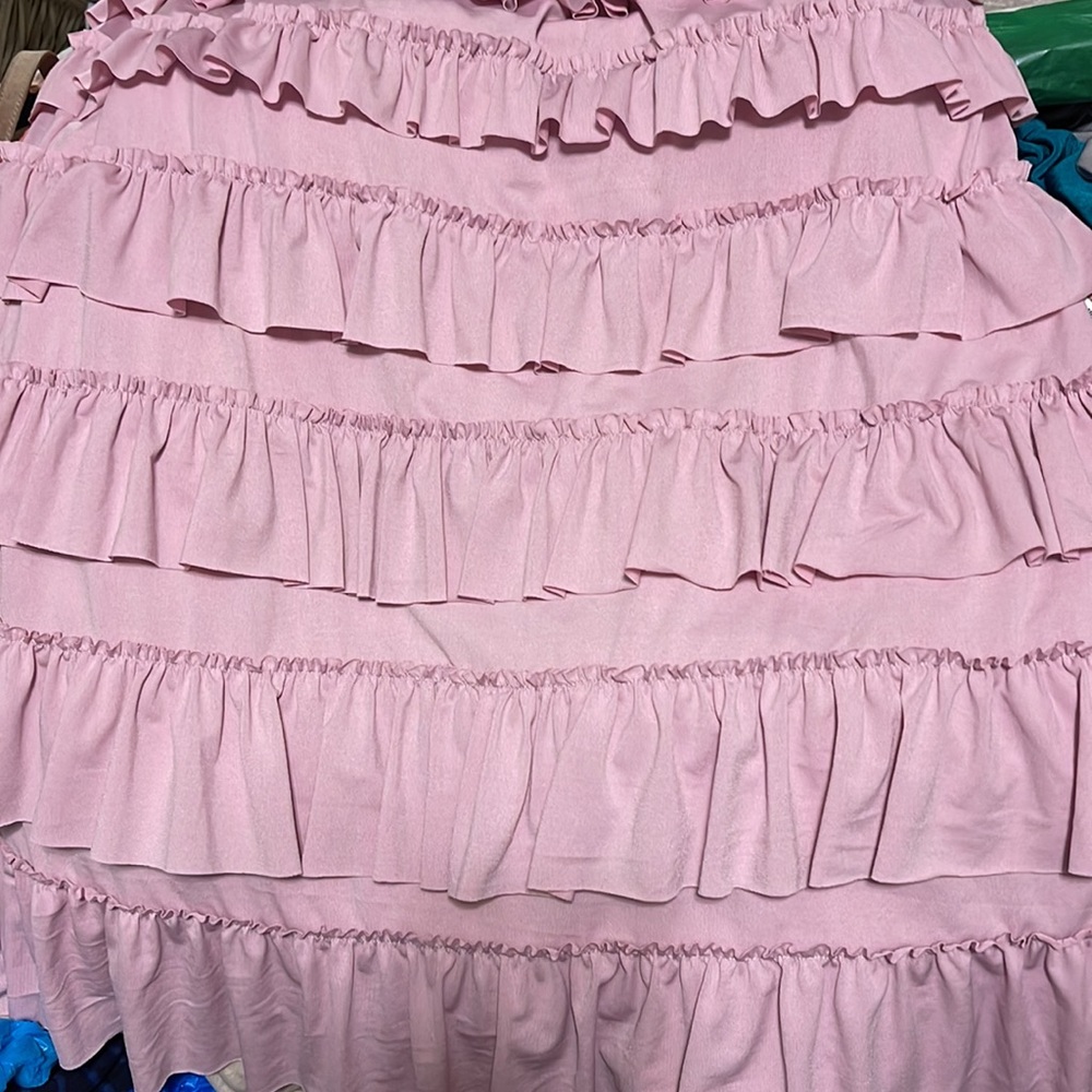 Shannas thread ruffle skirt